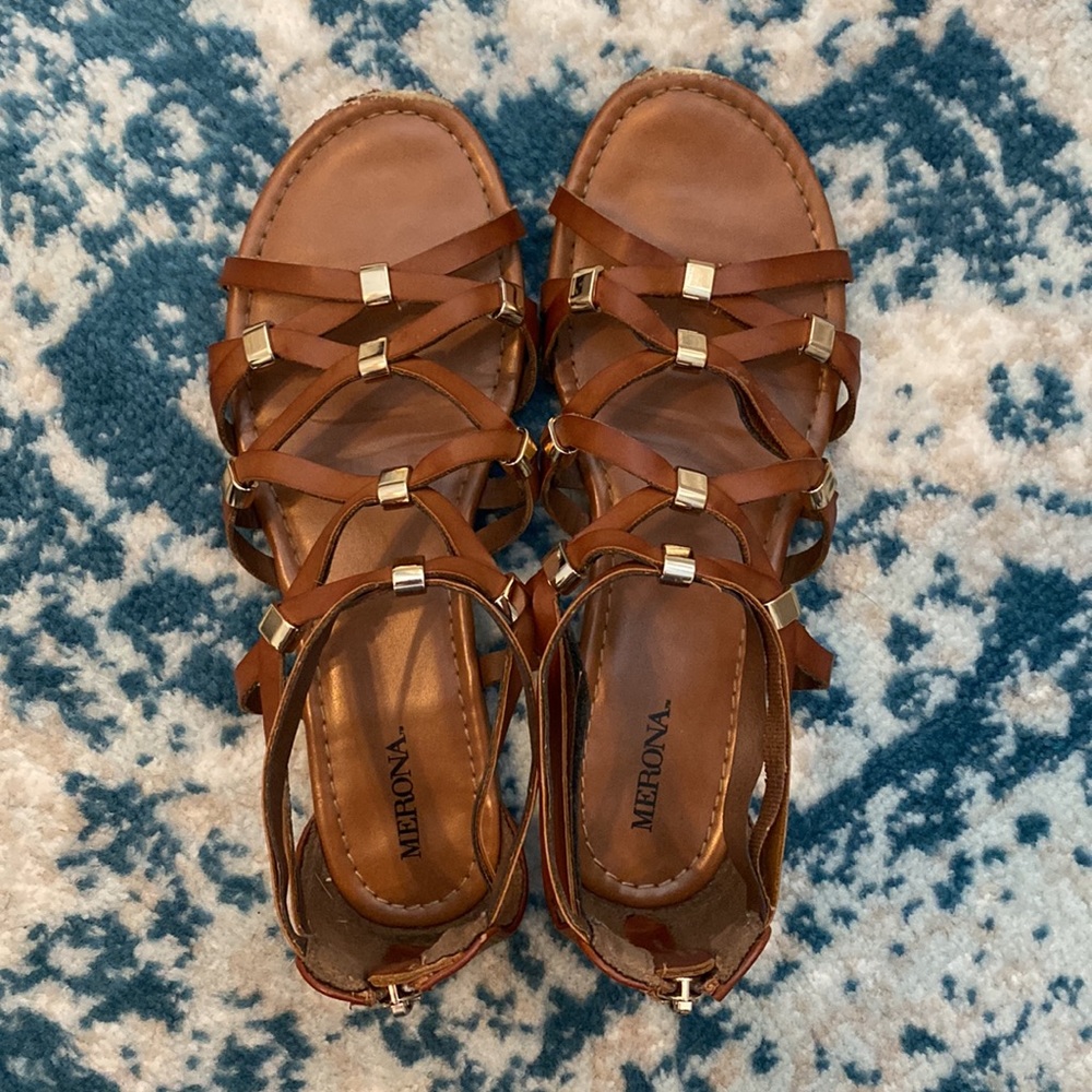 Merona Gladiator Sandals - Womens 7